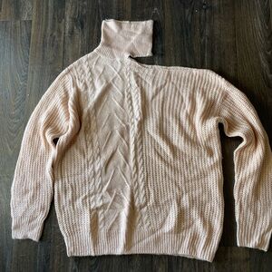 Pink Lily- Cable Knit Turtleneck Sweater NWOT